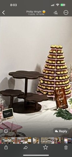 Cupcake wooden stand - cupcake,