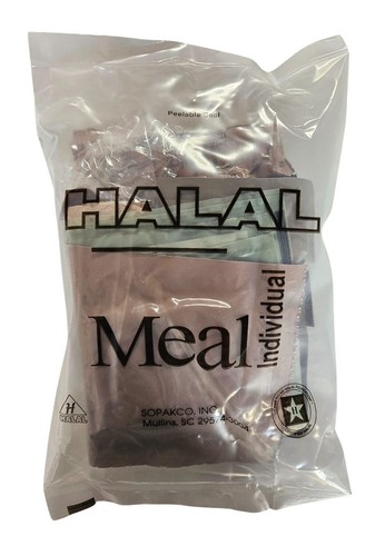 Military halal mre ration - us,