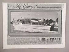 Chris-Craft Boat PRINT AD -
