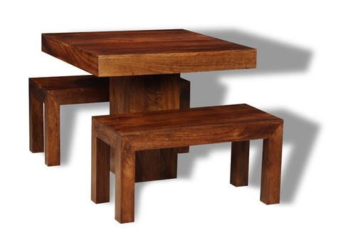 Solid mango wood dakota - mango, 90cm