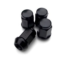 4 Black Wheel Nuts Lugs Fit