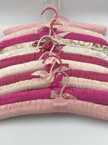 Vintage padded hangers satin - vintage,
