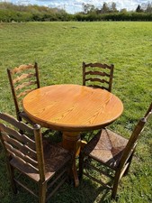 Solid Wood Round Extendable