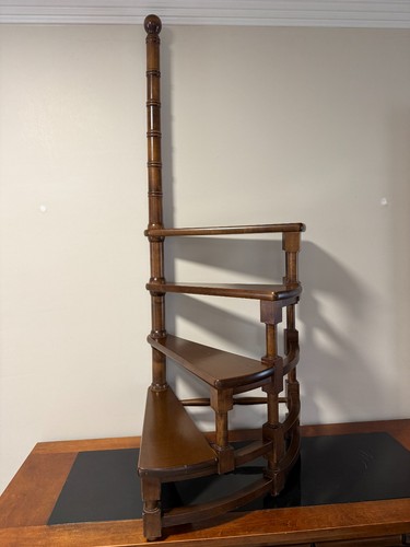 Vintage italian wooden spiral - vintage,