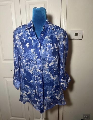 Maxmara floral button down - floral,