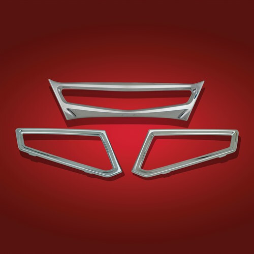 Chrome frame for kofferlicht - chrome,