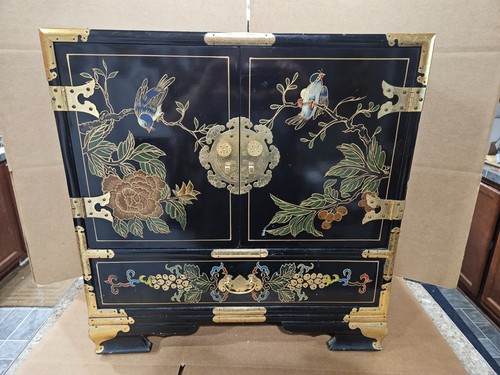 Vintagechinese black lacquer - vintagechinese,