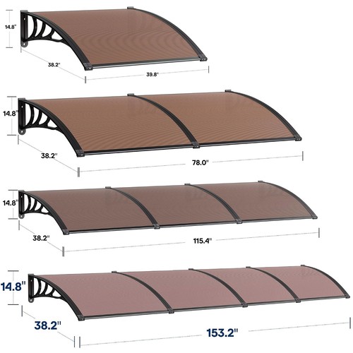 Door window awning - door,
