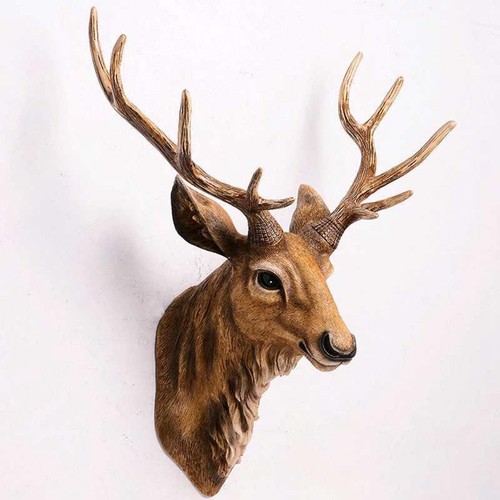 Wall mounted deer - mounted, head