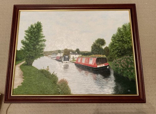 Original oil painting narrow