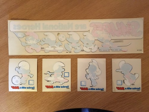 Smurf car stickers retro - car,