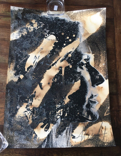 Vhils drip signed - -,