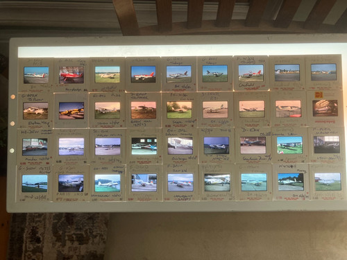 Aircraft 35mm slides - aircraft,