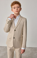 Next 2-piece children's suit (beige/cream) - 5-6 years old