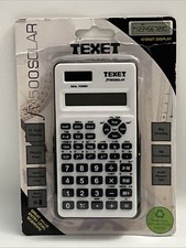 Texet FX1500 Solar Scientific Calculator - 56 Function - 10 Digit Display - New