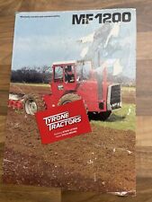 Massey Ferguson 1200 Sales Leaflet Mf Tractor 