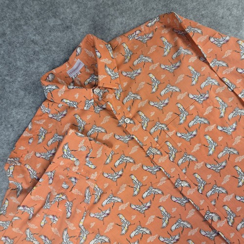 Frangipani crane bird print - crane,
