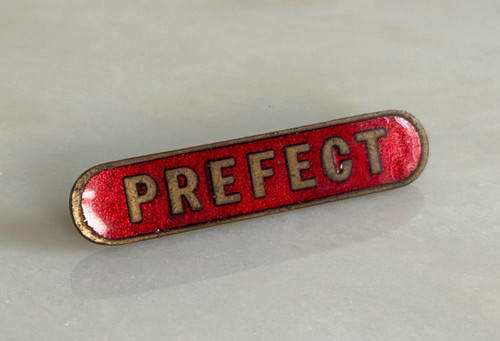 Vintage prefect enamel pin - prefect,