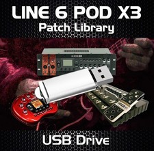 Line 6 POD X3, Pro & Live Multi-Effects Guitar Processor: 7,500+ Patches on USB