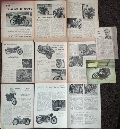 Velocette venom viper brochure - venom,