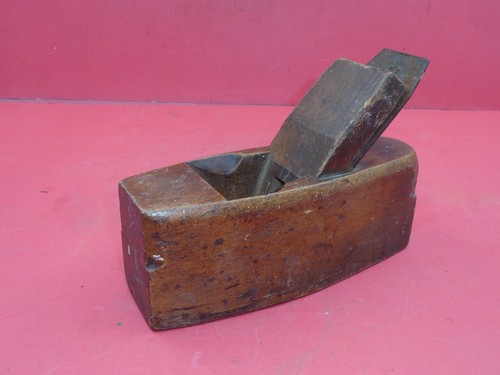 Wooden smoothing coffin plane - smoothing,
