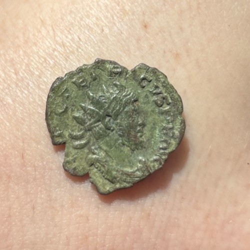 Ancient roman bronze coin - ancient,