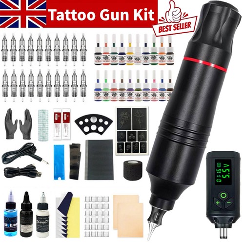 Wireless tattoo gun kit - tattoo,