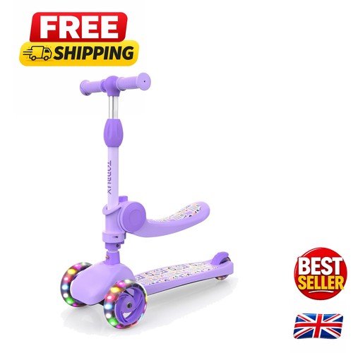Kids scooter with wide - wide, deck