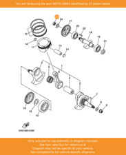 YAMAHA Nut, 90170-18003 OEM