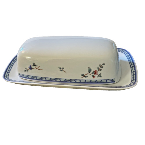 Oneida butter dish plate with - dish,
