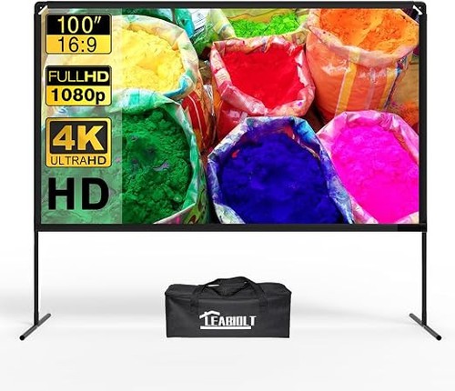 Portable projector screen and - projector,