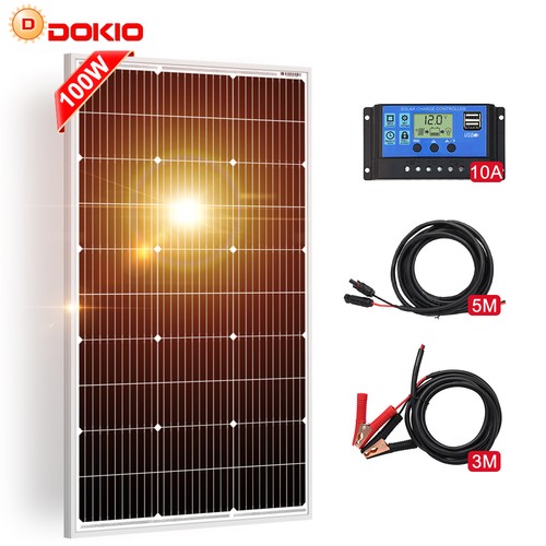 Dokio 100w 12v rigid solar - dokio,