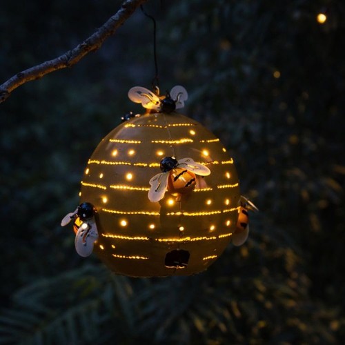 Beehive light holder metal - t-light, holder.