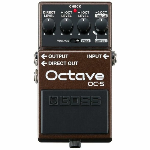 Boss octave pedal guitar - oc-5,