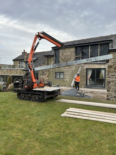 Tracked crane hire steel - tracked,