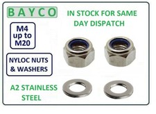 NYLOC NUT & FLAT WASHER SETS