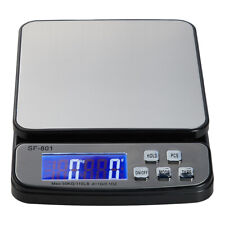 50Kg Tabletop Digital Postal Scale LCD Display Stainless Steel Post 1G Accuracy