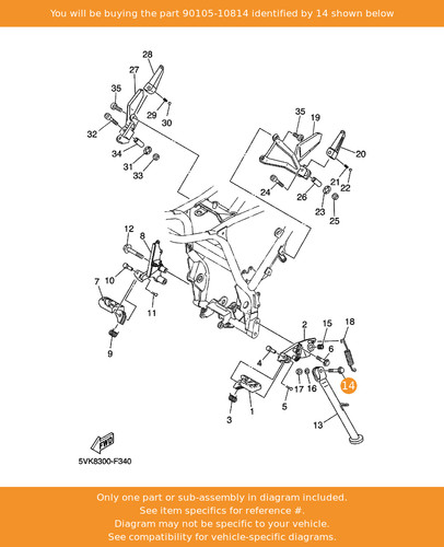 Yamaha bolt flange - yamaha,