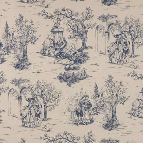 The lovers toile blue - toile,