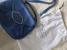 Lulu Guinness Blue Leather