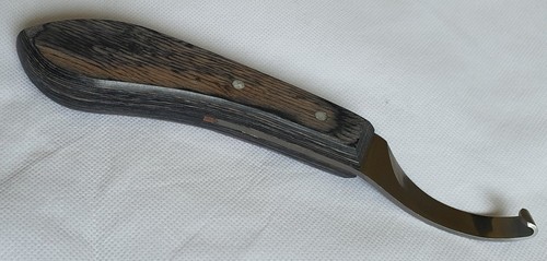Farrier hoof trimming knife - farrier,