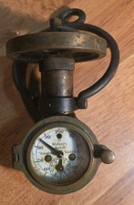 Original Antique Walker's Excelsior Brass Patent-Log III gauge dial