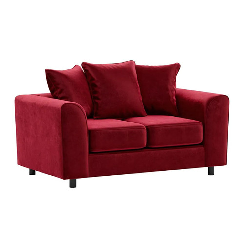 Brooklyn red corner sofa - red, &