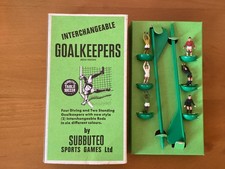 Subbuteo box of 6 Interchangeable Goalkeepers, very good cond.