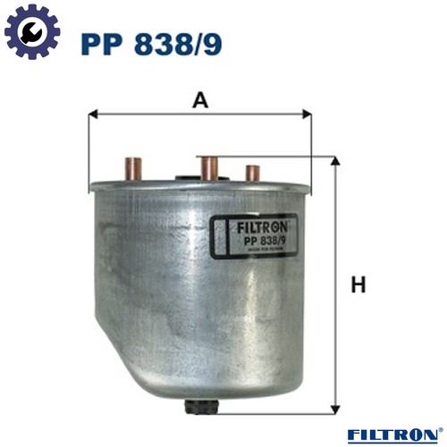 Fuel filter 838 for ford - pp, 838/9