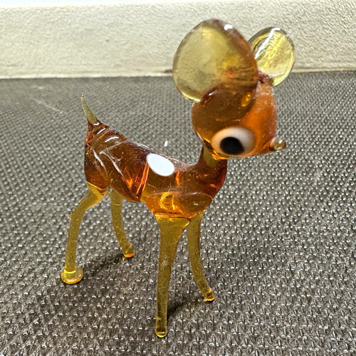 Murano style amber art - murano,