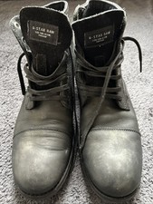 G-Star Raw Men's Black Leather