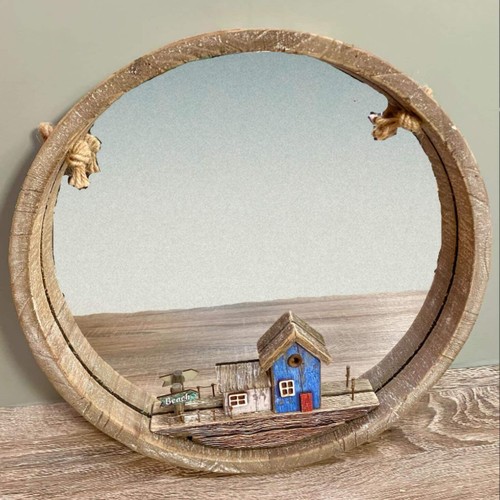 Large rustic boat - boat, round