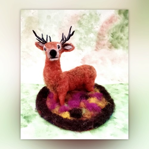Stag deer heather - stag, in