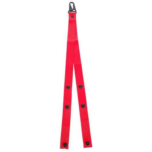 Red pom holder strap - pom,